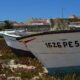 Traditional fishing boat in Peniche